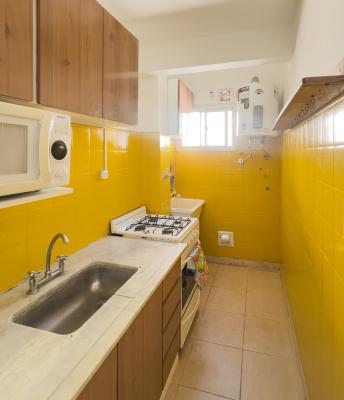 Departamento en alquiler en Mar del Plata. 2 ambientes, 1 baño y capacidad 3 personas. 