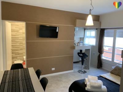 Departamento en alquiler en Mar del Plata. 1 ambientes, 1 baño y capacidad de 1 a 2 personas. 