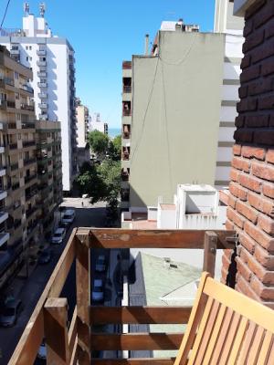 Departamento en alquiler en Mar del Plata. 1 ambientes, 1 baño y capacidad de 1 a 2 personas. 